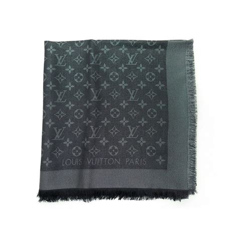 Châle monogram silk scarf Louis Vuitto